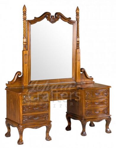 Teak Carving Mirror TIMR014
